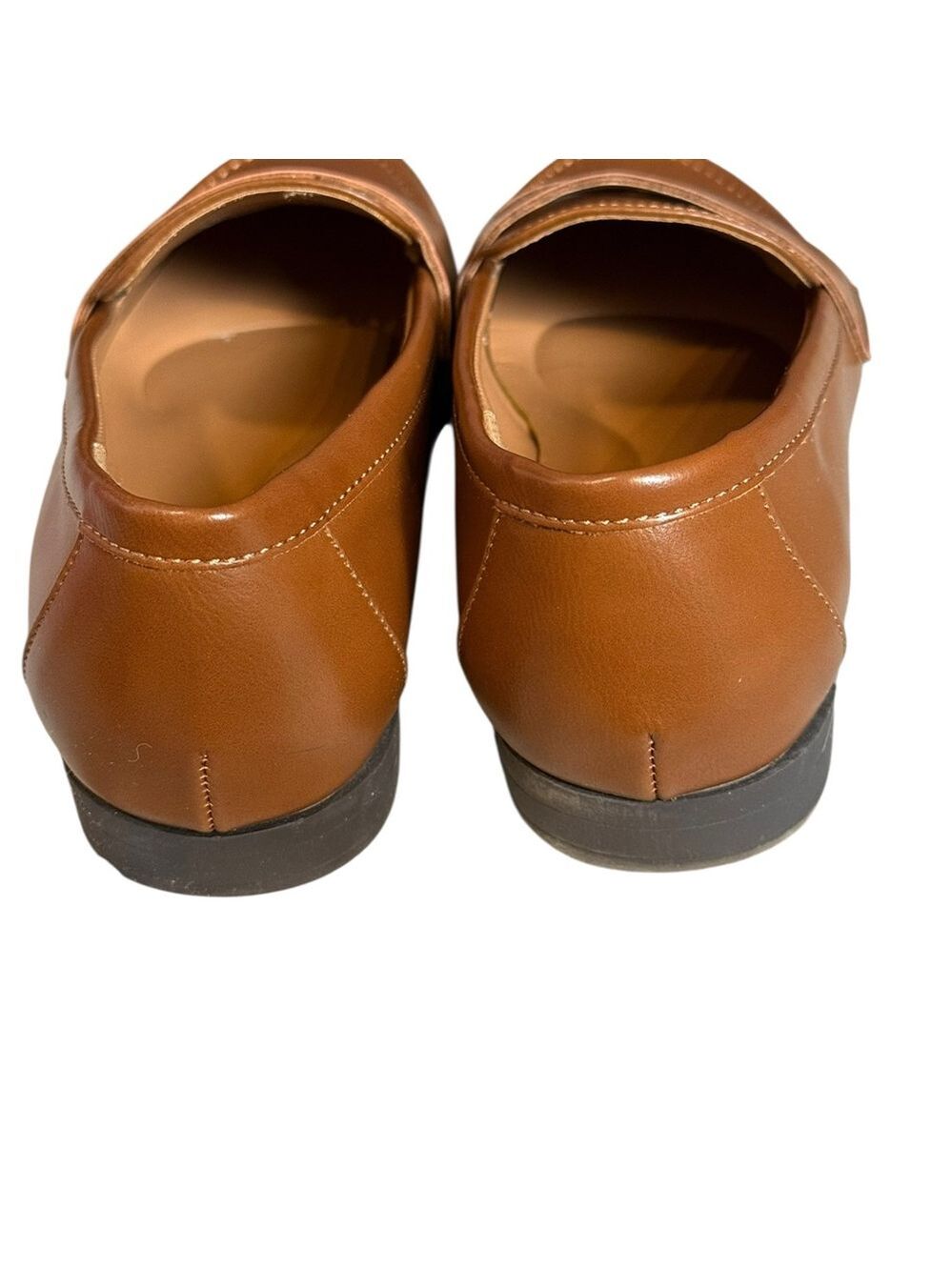 Kensie Gitty Penny Loafers Cognac Brown 6.5M - Picture 7 of 9